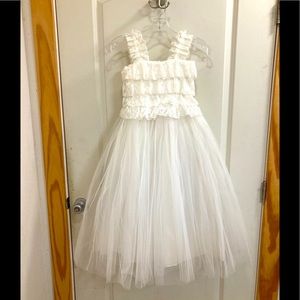 NWT Lace dress with tulle skirt